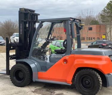 2015 Toyota 15,500lb Pneumatic Forklift Turbo Diesel 