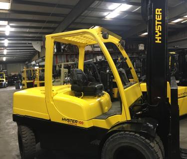 2016 Hyster H100FT 10000lb Pneumatic Diesel Forklift