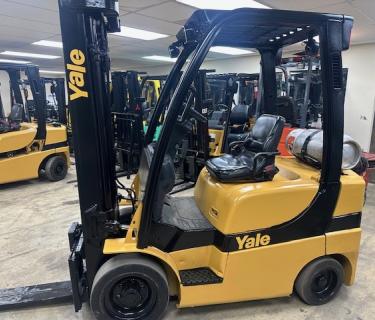 5000lb yale forklift 3 stage mast side shifting forks for sale Atlanta Georgia