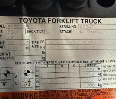 Toyota forklift for sale Atlanta Georgia 8 Series Toyota Forklift For Sale 