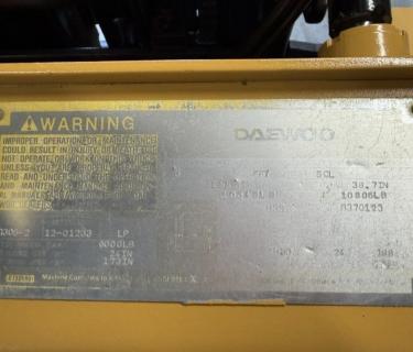 Dawoo 6000LB Pneumatic Forklift for sale Atlanta Georgia
