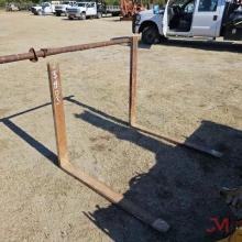 Backhoe Flip Up Pallet Forks